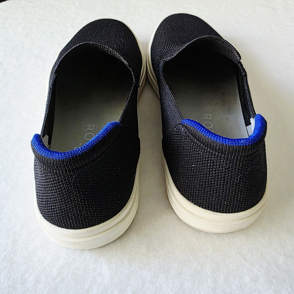 Rothy's Women's Black Slip-On Sneakers | Lightweight Casual Size 8 - Picture 3 of 9